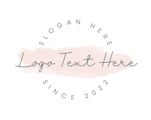 Lettering - Feminine Stationery Signature logo design