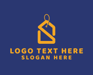 Discount Store - Price Tag Letter S logo design