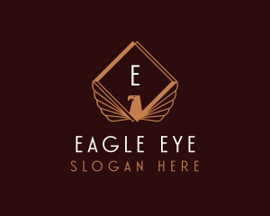 Eagle Wings Crest logo design