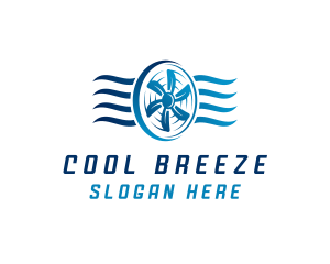 Fan - Wind Cooling Fan logo design