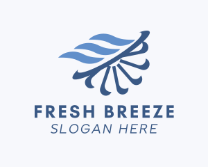 Breeze - Cooling Wind Breeze logo design