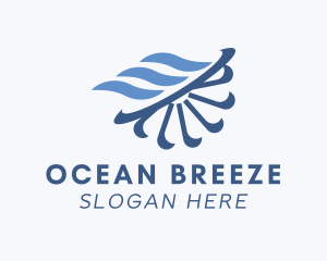 Cooling Wind Breeze logo design