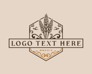 Badge - Kansas Wheat Farm logo design