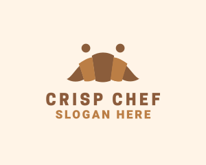 Croissant Pastry Bakery logo design