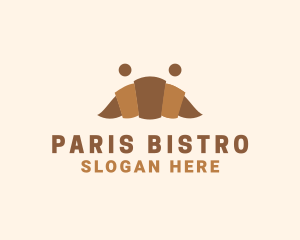 Croissant Pastry Bakery logo design