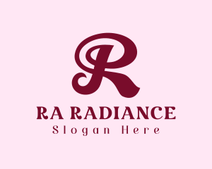 Feminine Letter R  logo design