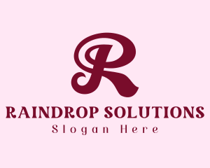 Feminine Letter R  logo design