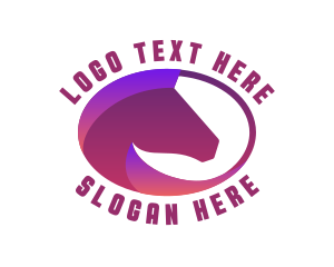 Horse Stallion Zoo Logo