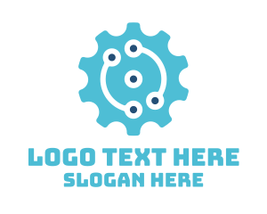 Carbon-cleaning - Industrial Engineering Cog logo design