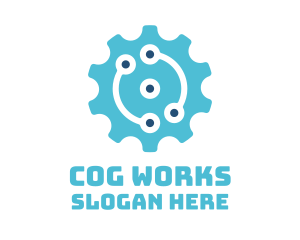 Industrial Engineering Cog logo design