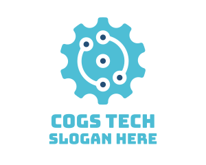 Industrial Engineering Cog logo design