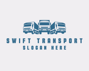 Truck Cargo Transport logo design