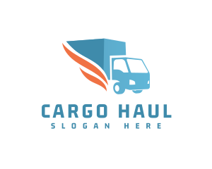 Speed Delivery Truck logo design