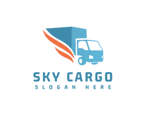 Speed Delivery Truck logo design