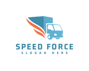 Speed Delivery Truck logo design