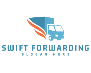 Speed Delivery Truck logo design