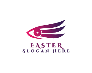 Eagle Eye - Cosmetics Eye Wing logo design