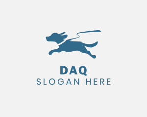 Energy - Silhouette Leash Dog logo design
