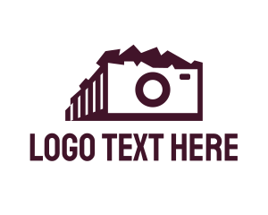 Filming - Photography Camera Lens logo design