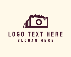 Film - Photography Camera Lens logo design