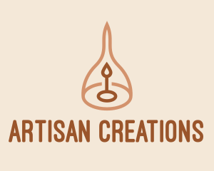 Handcraft - Candle Home Decoration logo design