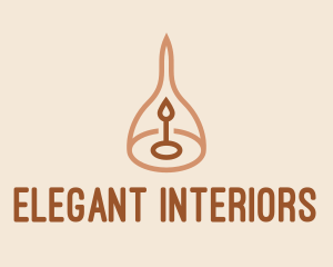 Candle Home Decoration logo design