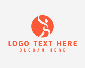 Yogi - Active Human Fitness logo design