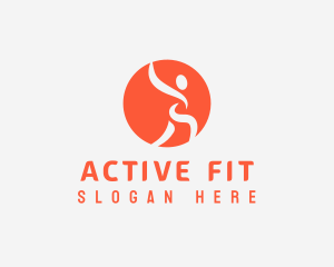 Active Human Fitness logo design