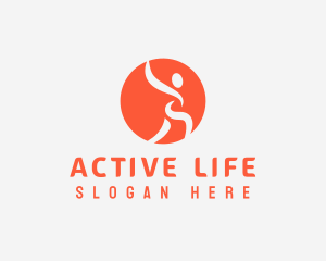 Active Human Fitness logo design