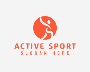 Active Human Fitness logo design