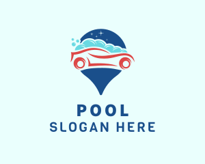 Car Wash Location  Logo