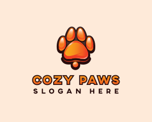 Dog Paw Print logo design