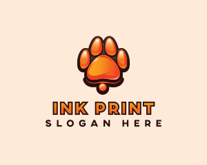 Dog Paw Print logo design