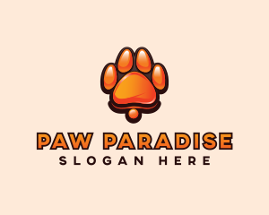 Dog Paw Print logo design