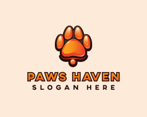 Dog Paw Print logo design