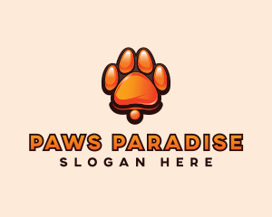 Dog Paw Print logo design