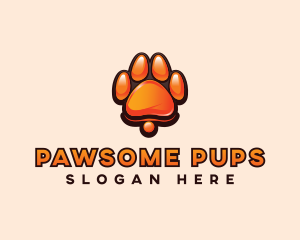 Dog Paw Print logo design