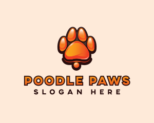 Dog Paw Print logo design