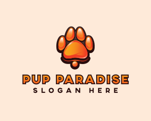 Dog Paw Print logo design