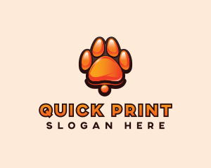 Dog Paw Print logo design