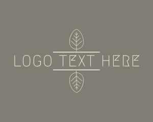 Herbal - Minimalist Nature Leaf logo design