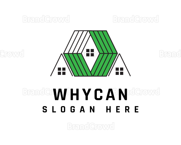 Hexagon Roof Houses Logo