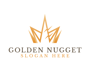 Golden Luxury Crown  logo design