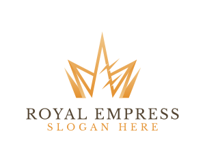 Empress - Golden Luxury Crown logo design
