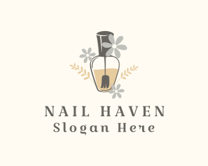 Manicure - Cosmetics Nail Polish logo design