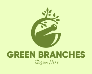 Branches - Traditional Medicine Cure logo design