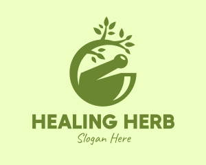 Traditional Medicine Cure logo design