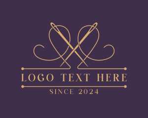 Sewing - Thread Needle Alteration logo design