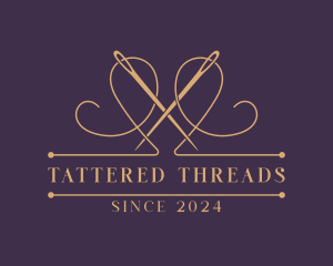 Thread Needle Alteration logo design