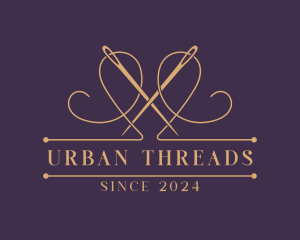 Thread Needle Alteration logo design